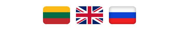 Lithuania, English, Russian English