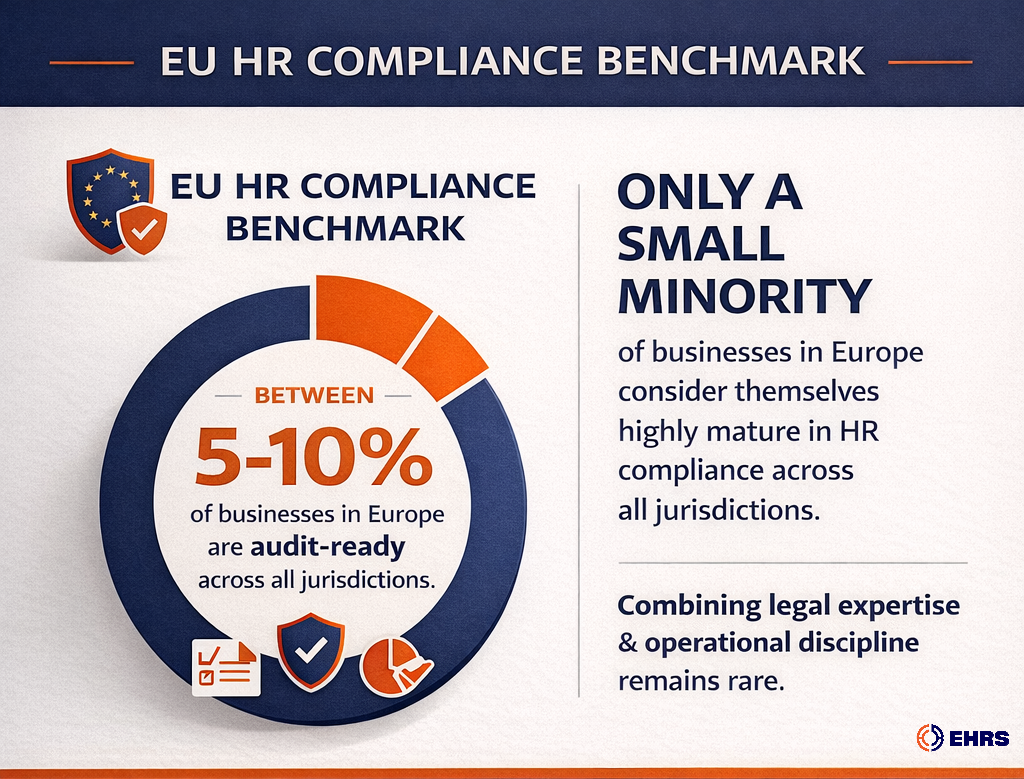 EU HR Compliance Benchmark - 5-10% of All Businesses in Europe are Audit-Ready
