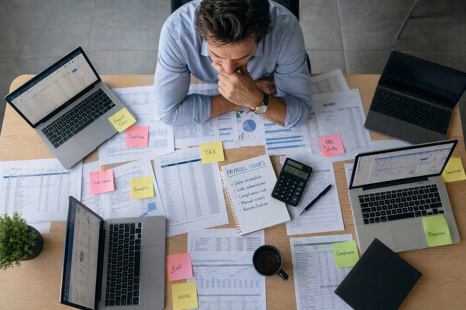Managing fragmented payroll data across multiple European manufacturing operations